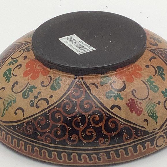 Handcrafted Batik Decorative Wood Bowl - Picture 13 of 16